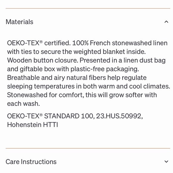 Baloo Stonewashed Linen Duvet Cover Oatmeal - Picture 4 of 5